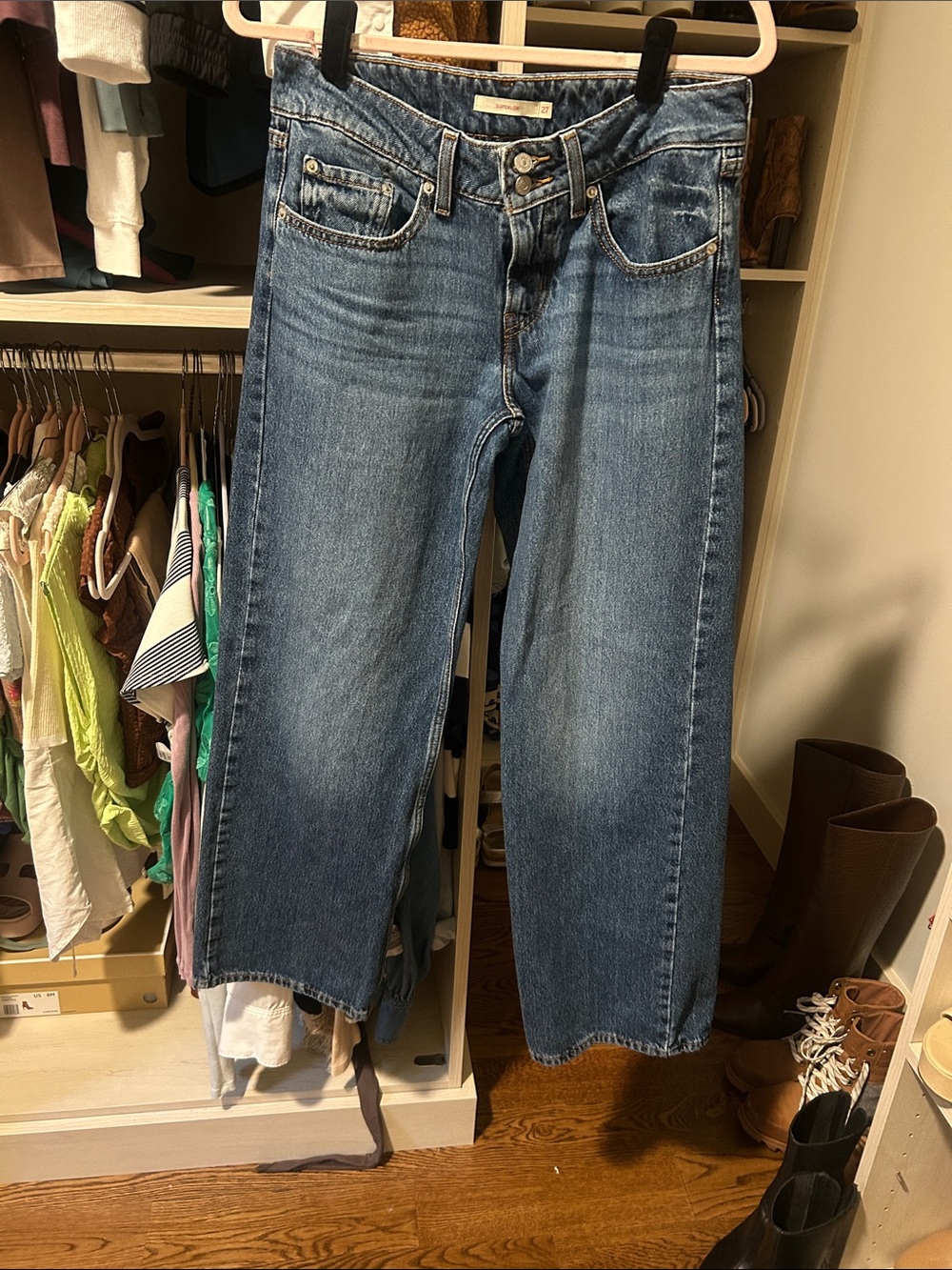 Levi’s “super low” 90s Wide-Leg Jeans